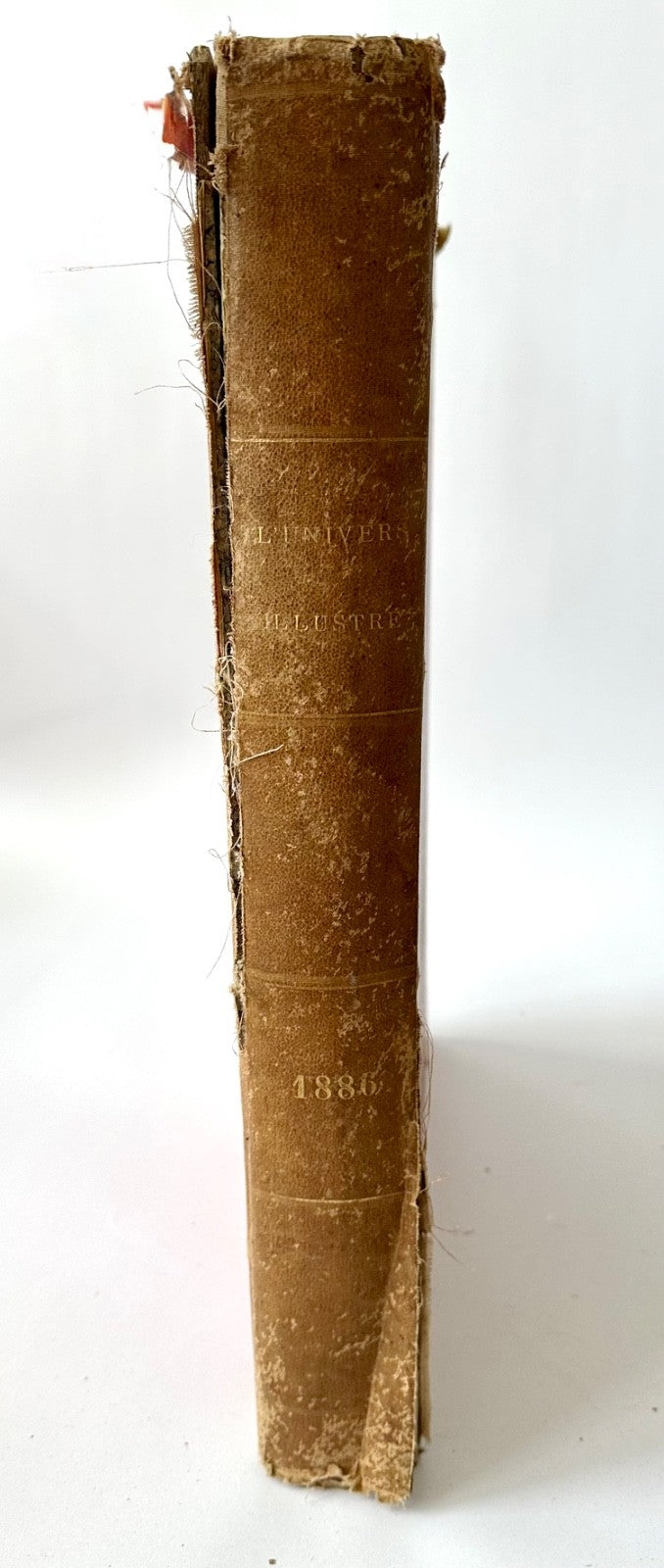 Bound volume L'Univers Illustré 1886 French weekly journal b&w engravings20