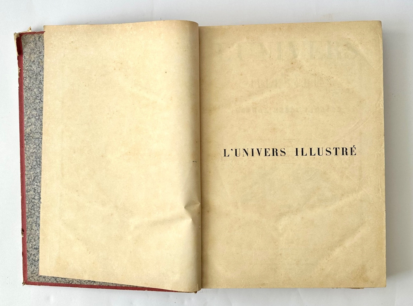Bound volume L'Univers Illustré 1886 French weekly journal b&w engravings3