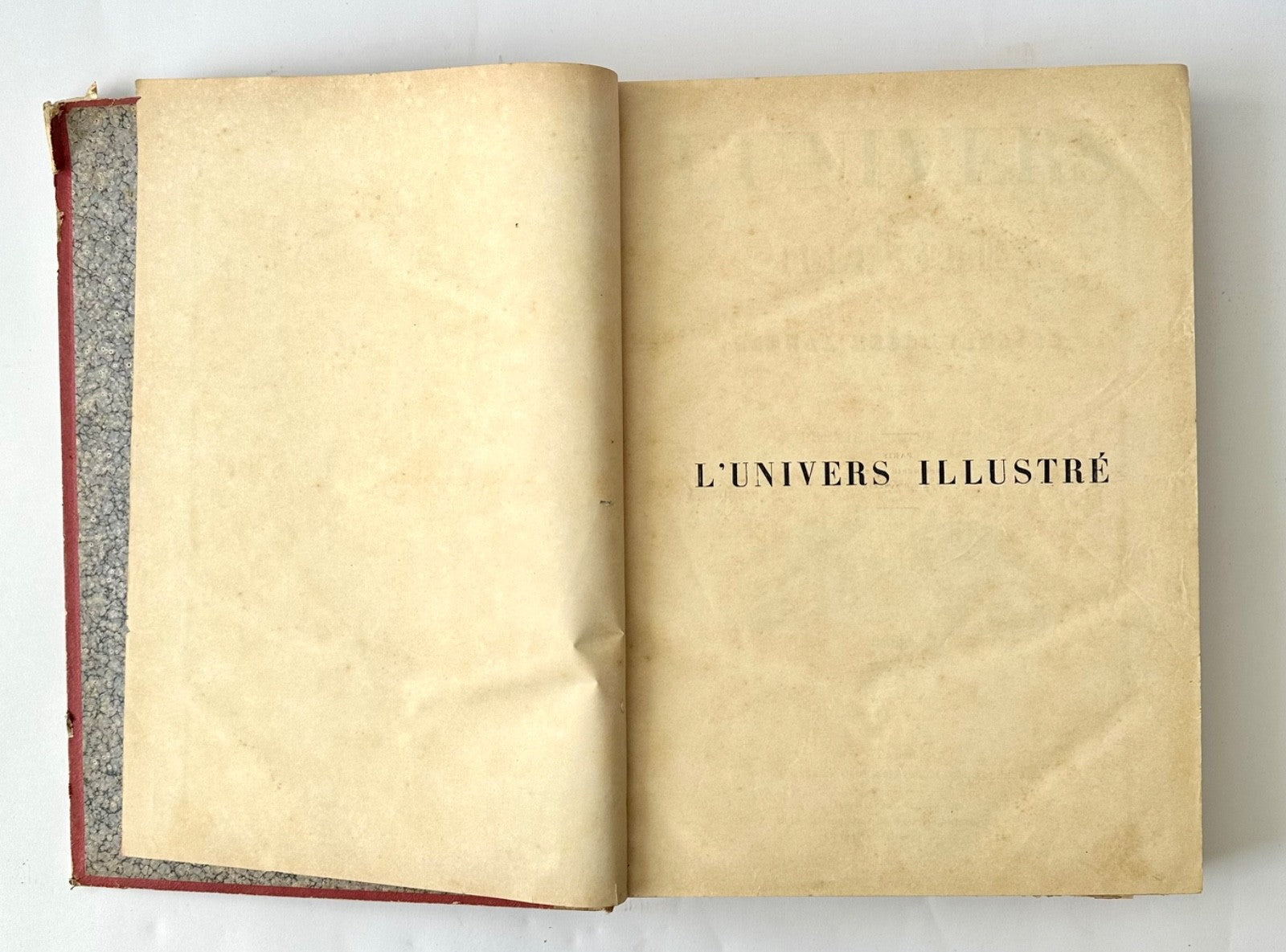Bound volume L'Univers Illustré 1886 French weekly journal b&w engravings3