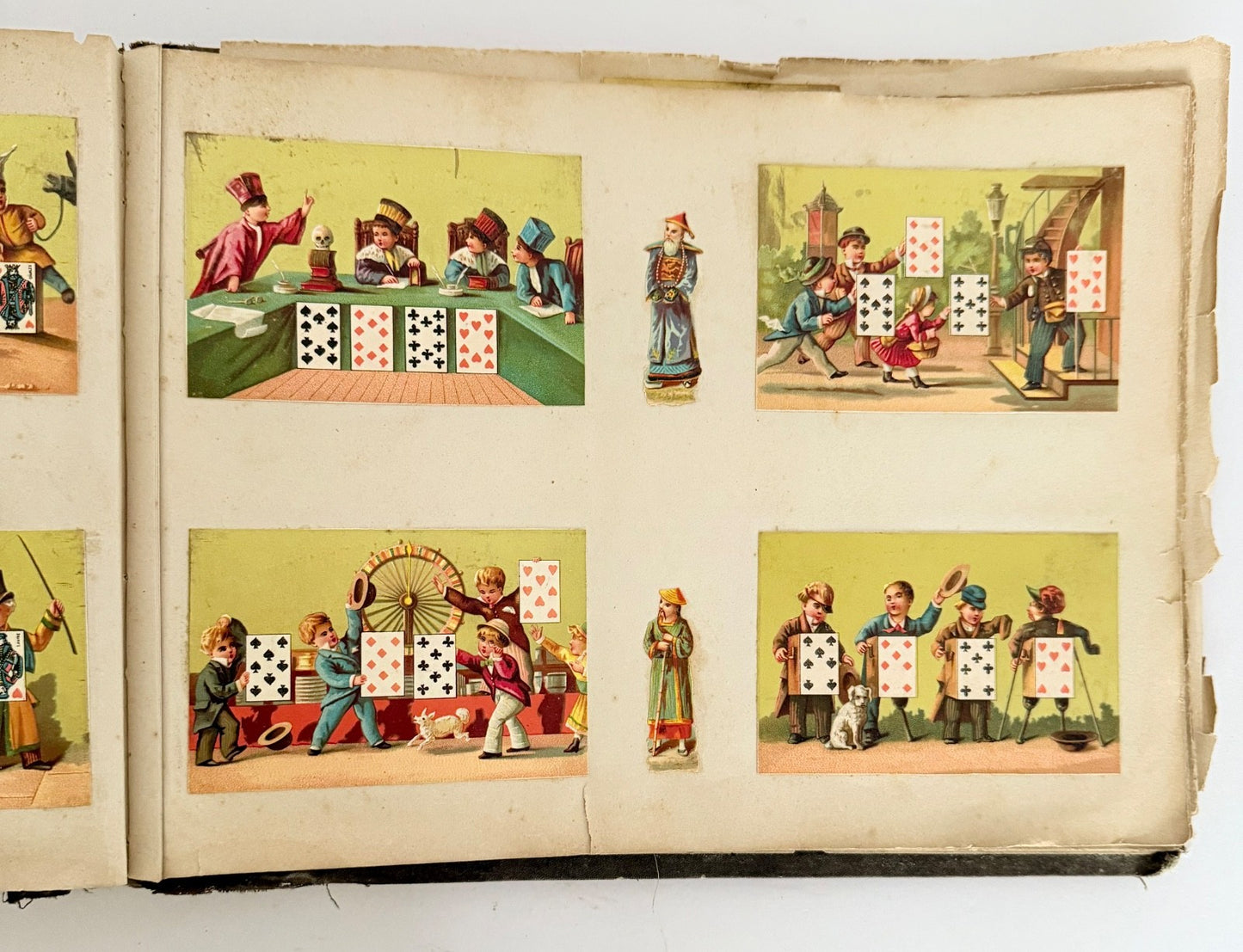 French Antique Victorian Edwardian Scrapbook Mixed Ephemera 42 pages12