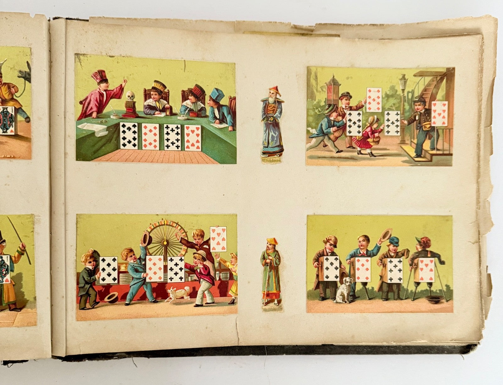 French Antique Victorian Edwardian Scrapbook Mixed Ephemera 42 pages12