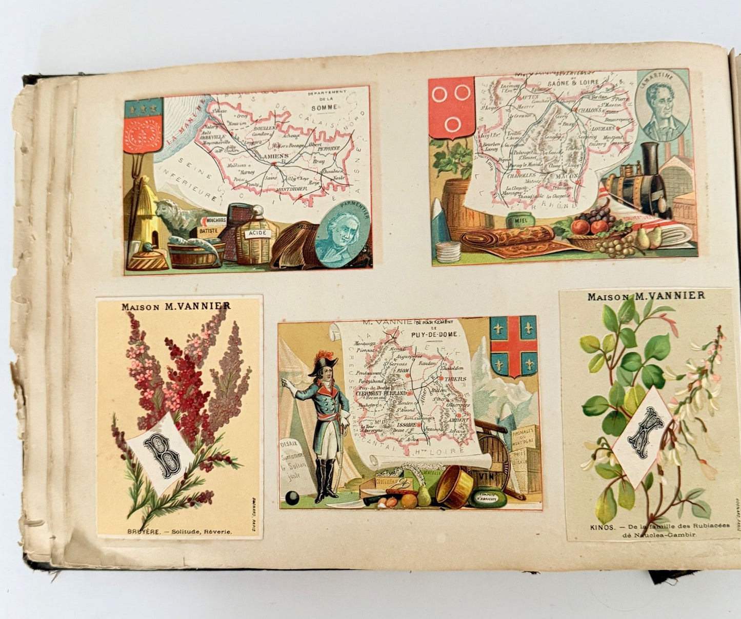 French Antique Victorian Edwardian Scrapbook Mixed Ephemera 42 pages10