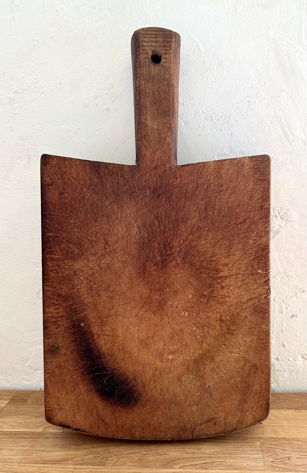 Chunky Antique French Wooden Cutting Chopping Board Rustic Country 36cm2