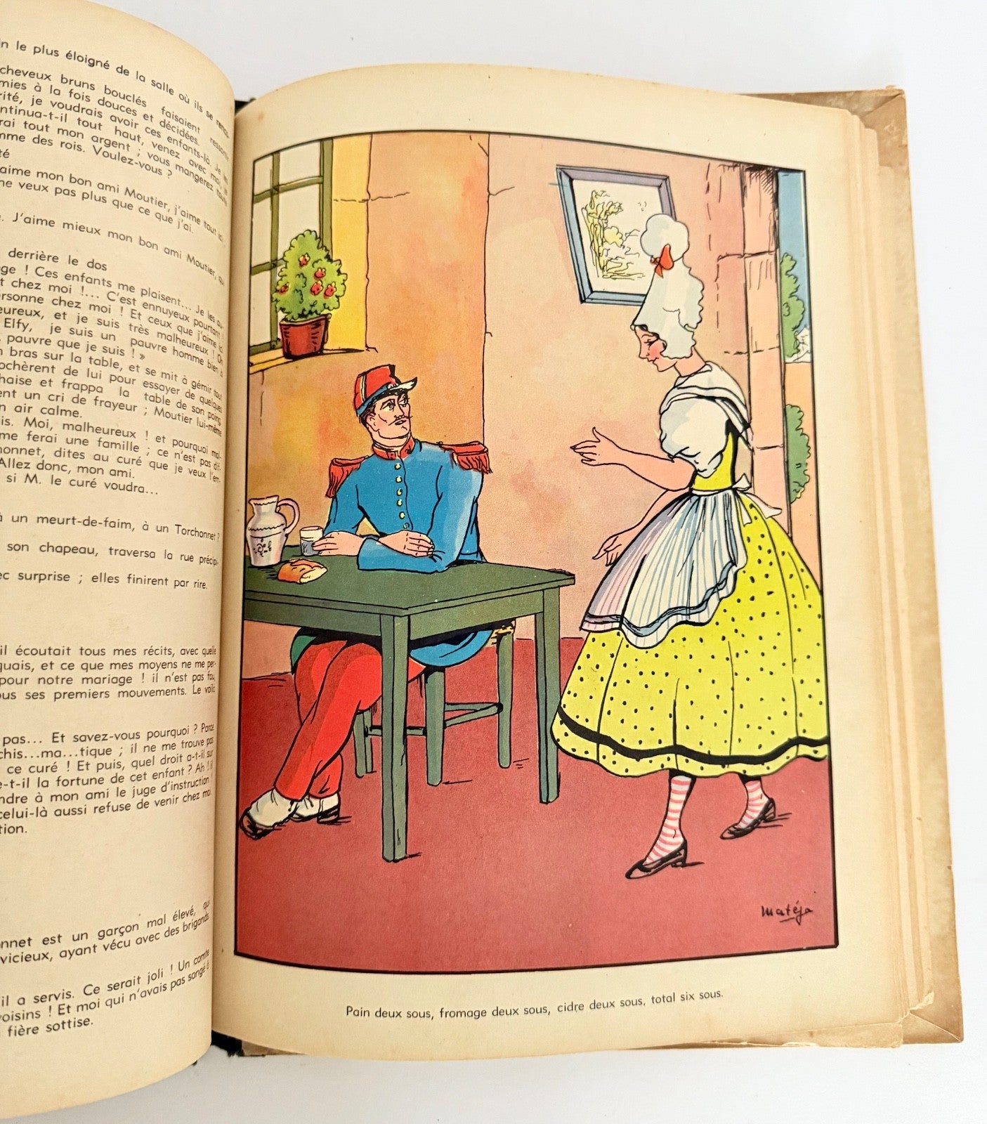 Antique French Children's Book 36 Colour Plates L'Auberge de L'Ange Gardien3