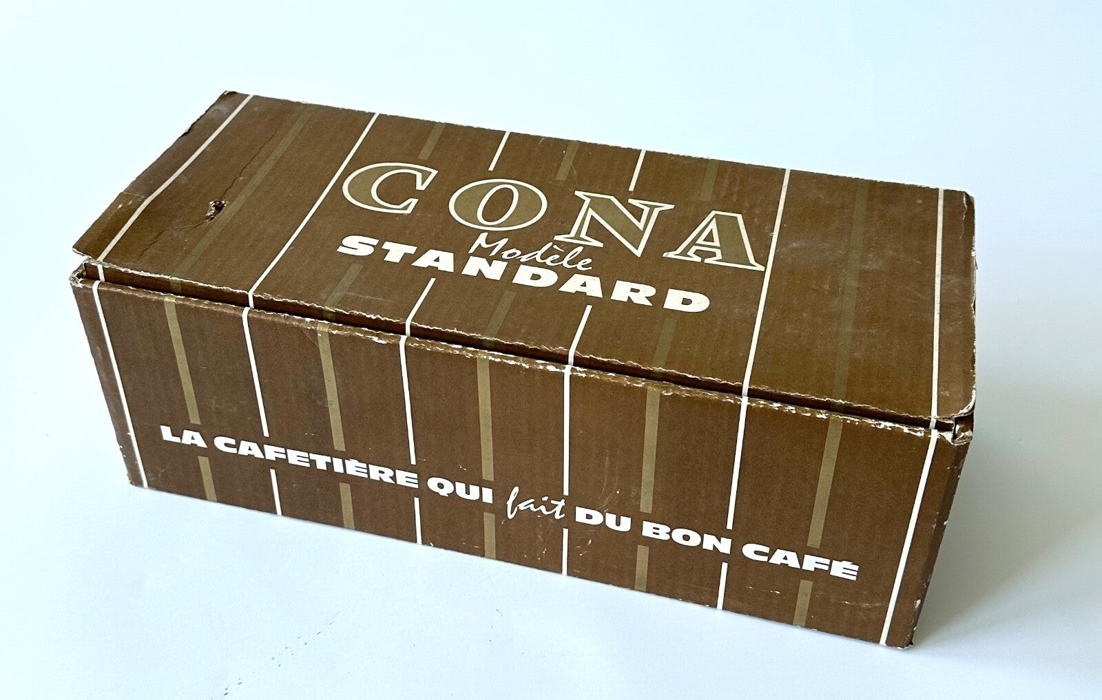 Unused vintage Cona 1950s coffee maker percolator boxed French 8cup1