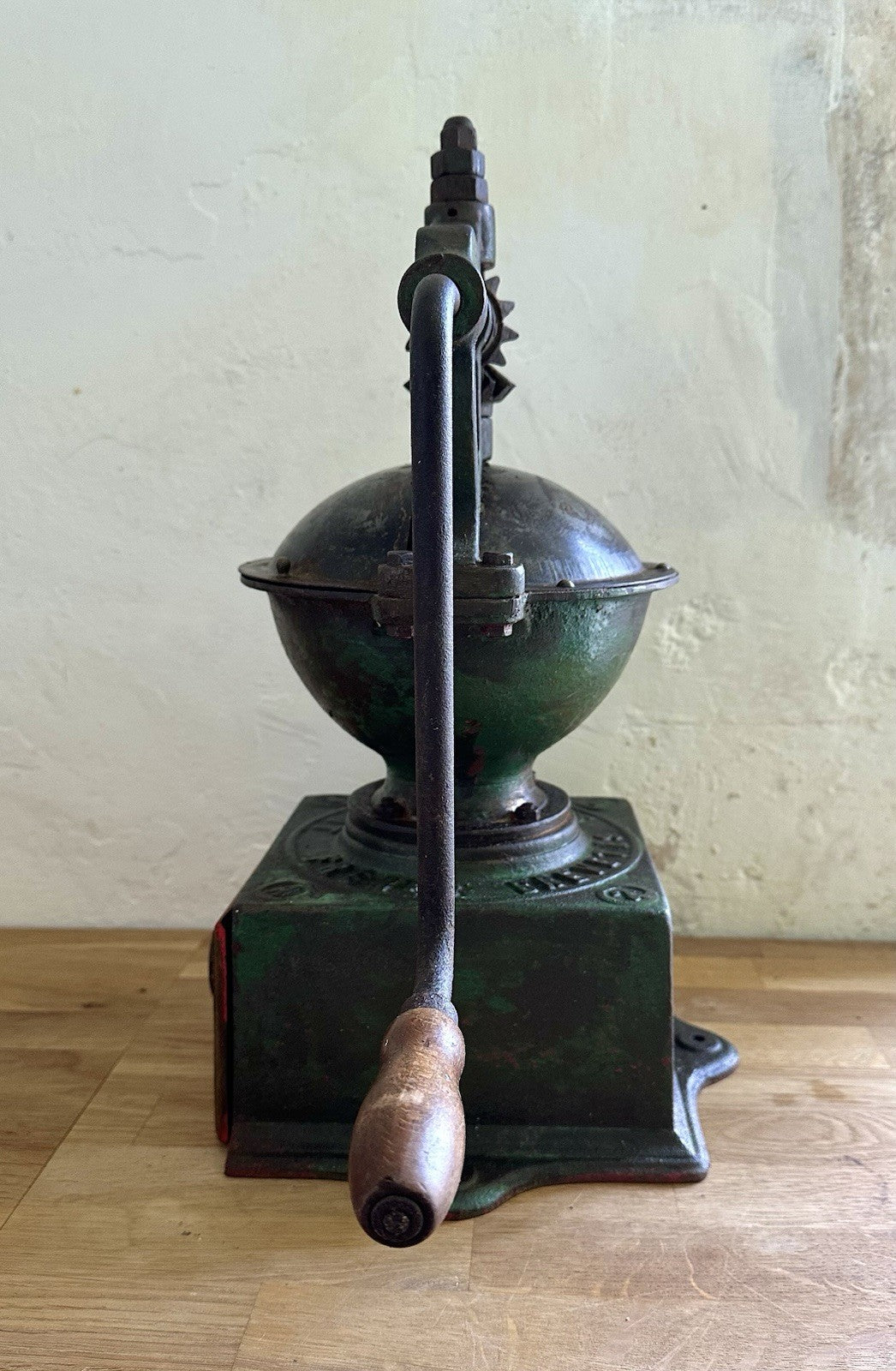 Large Antique Peugeot Frères Coffee Grinder 2A Cast Iron 19th Century French1