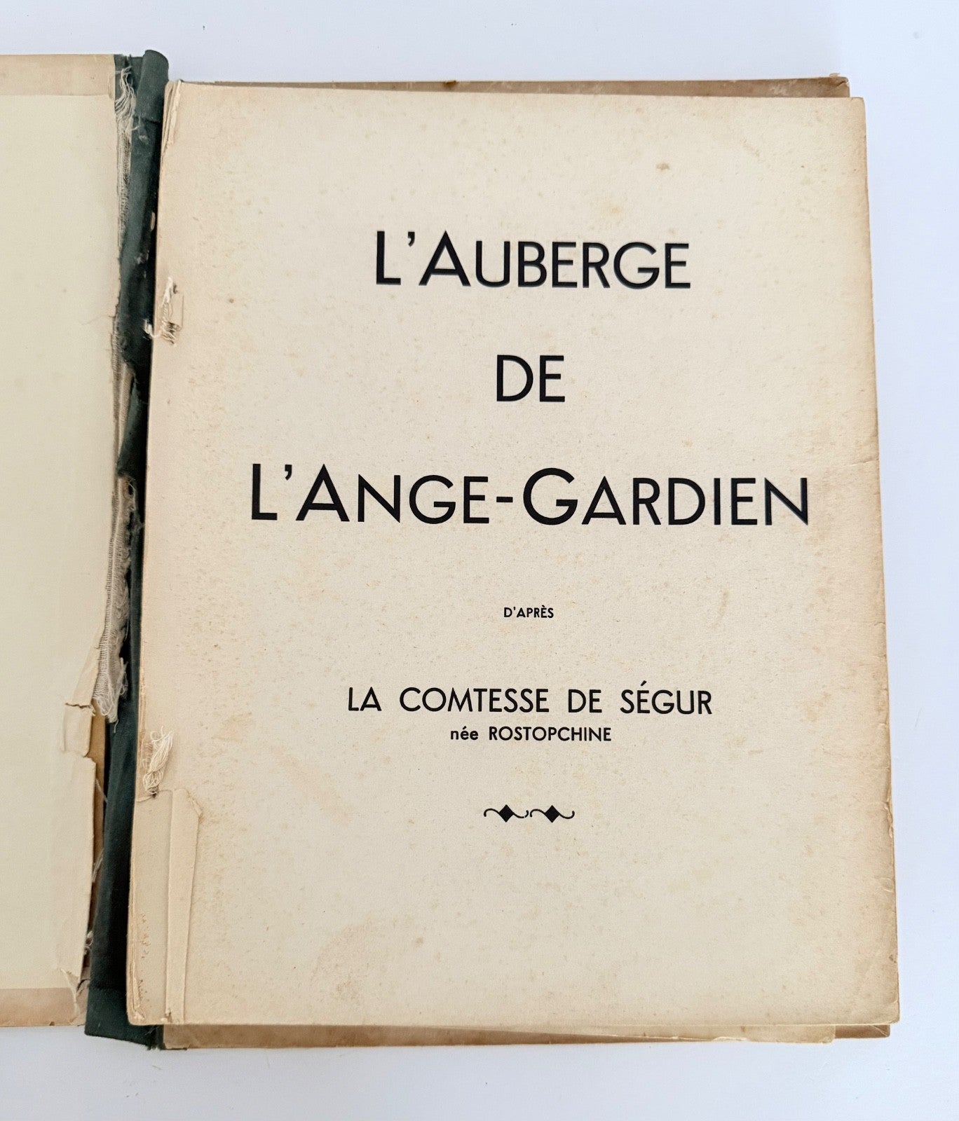 Antique French Children's Book 36 Colour Plates L'Auberge de L'Ange Gardien8