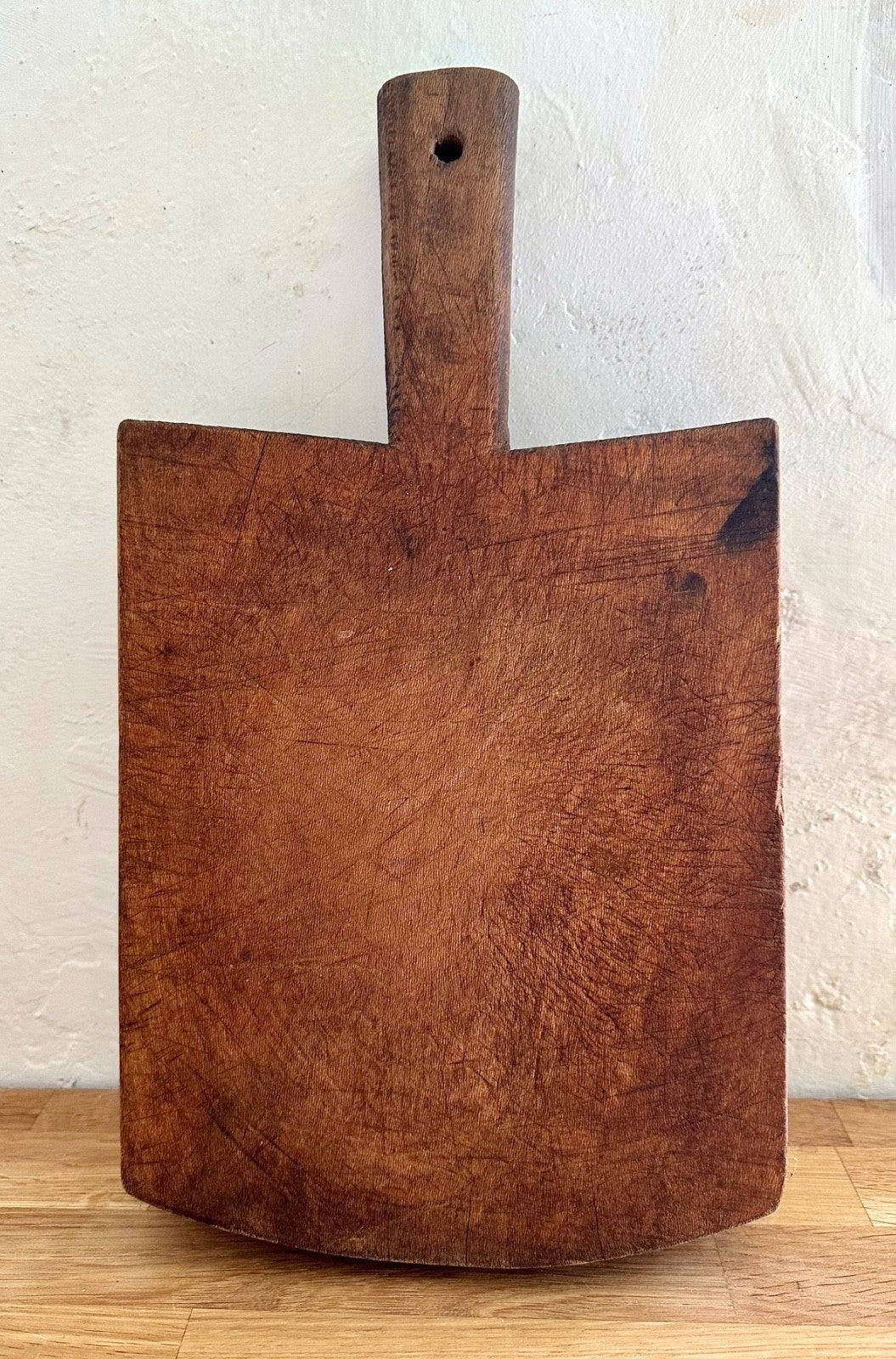 Chunky Antique French Wooden Cutting Chopping Board Rustic Country 36cm0