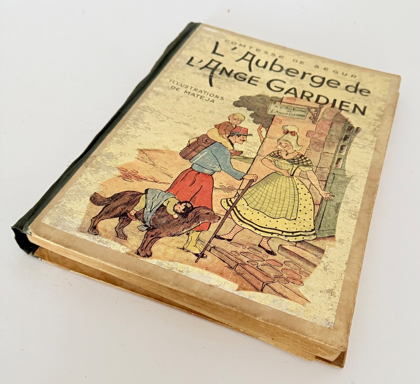 Antique French Children's Book 36 Colour Plates L'Auberge de L'Ange Gardien7