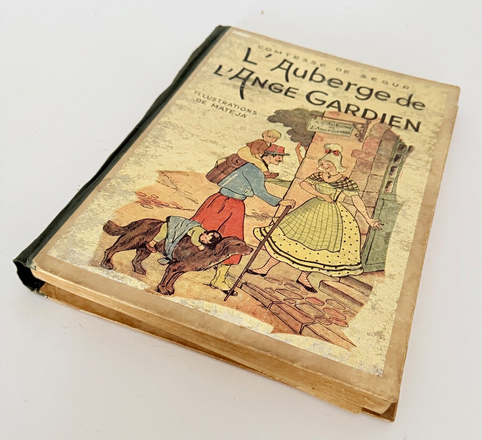 Antique French Children's Book 36 Colour Plates L'Auberge de L'Ange Gardien7