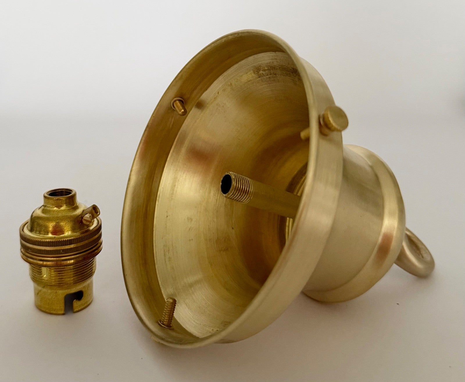 Viintage style brass gallery opalines glass ceiling light shades 1011cm bell3