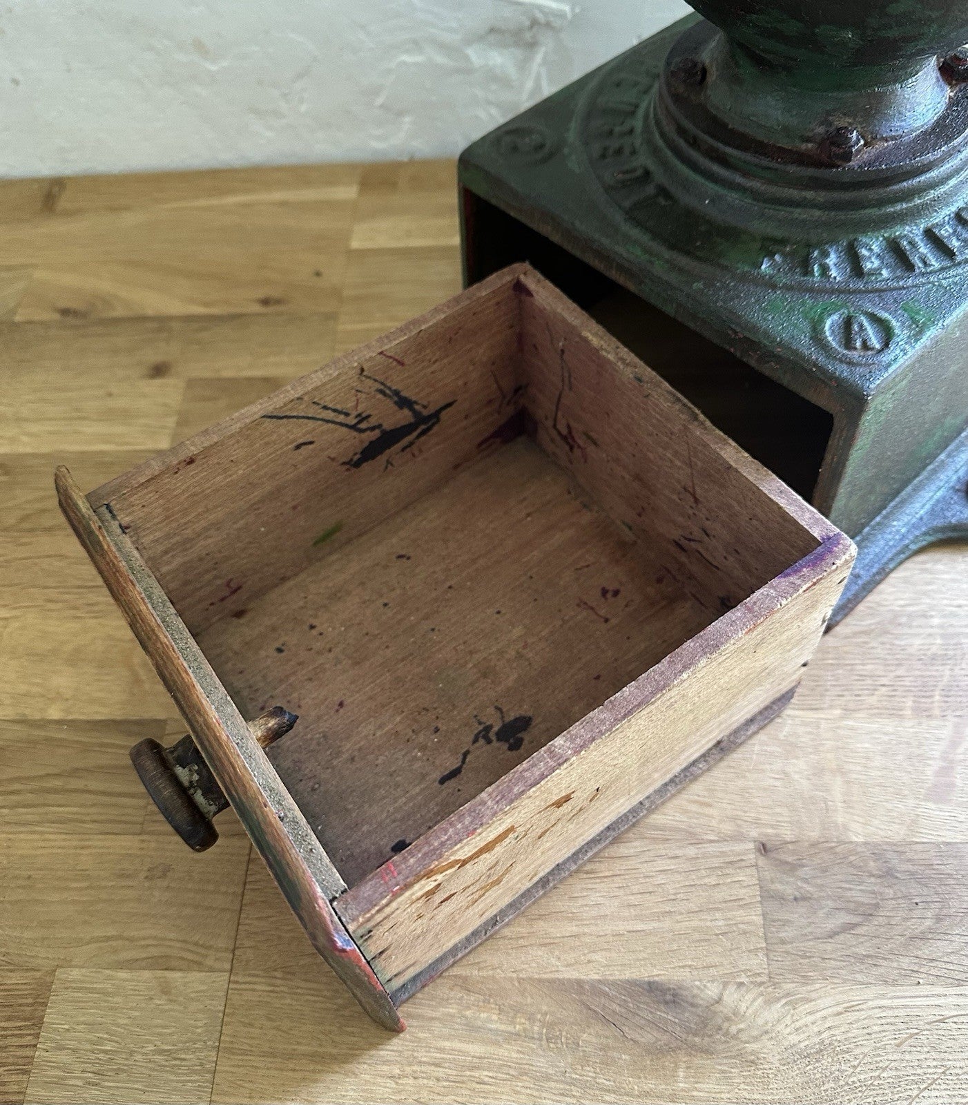 Large Antique Peugeot Frères Coffee Grinder 2A Cast Iron 19th Century French11