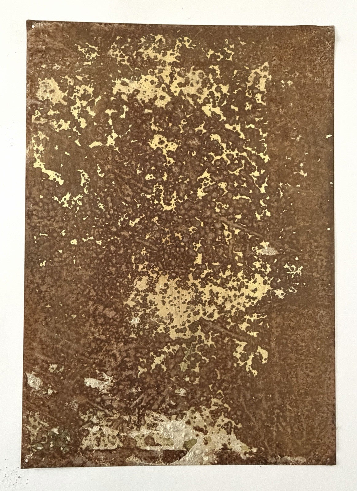 Vintage French printed brass sign 1950s 60s Agglorex firelighters great graphics1