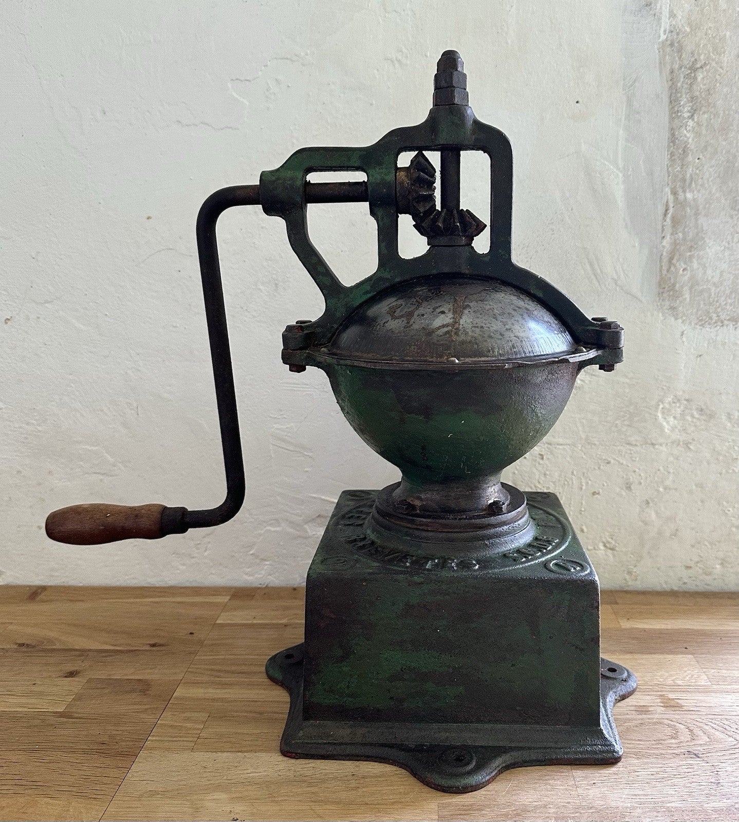 Large Antique Peugeot Frères Coffee Grinder 2A Cast Iron 19th Century French2