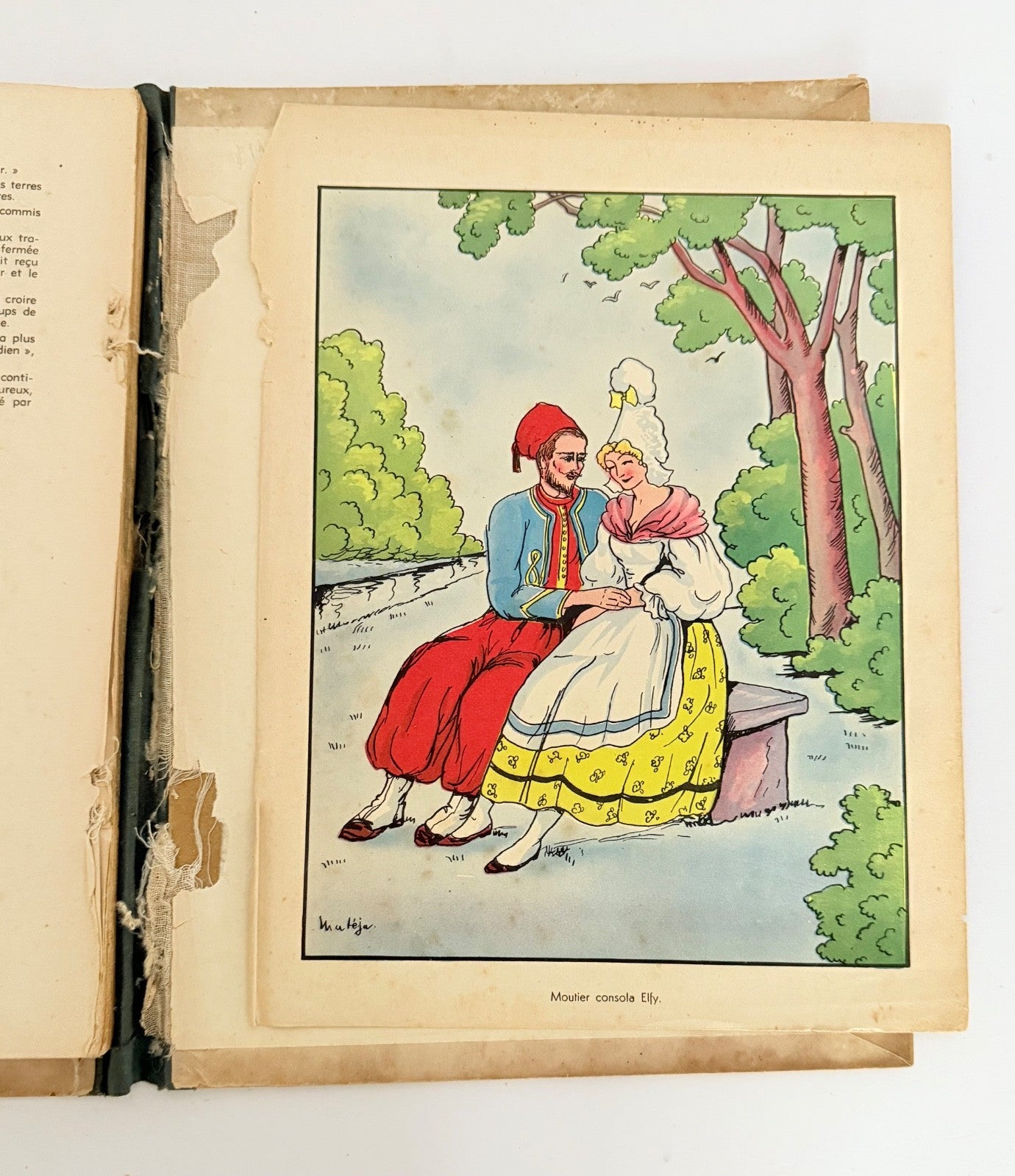 Antique French Children's Book 36 Colour Plates L'Auberge de L'Ange Gardien6