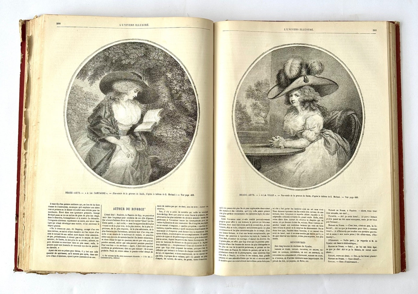 Bound volume L'Univers Illustré 1886 French weekly journal b&w engravings8