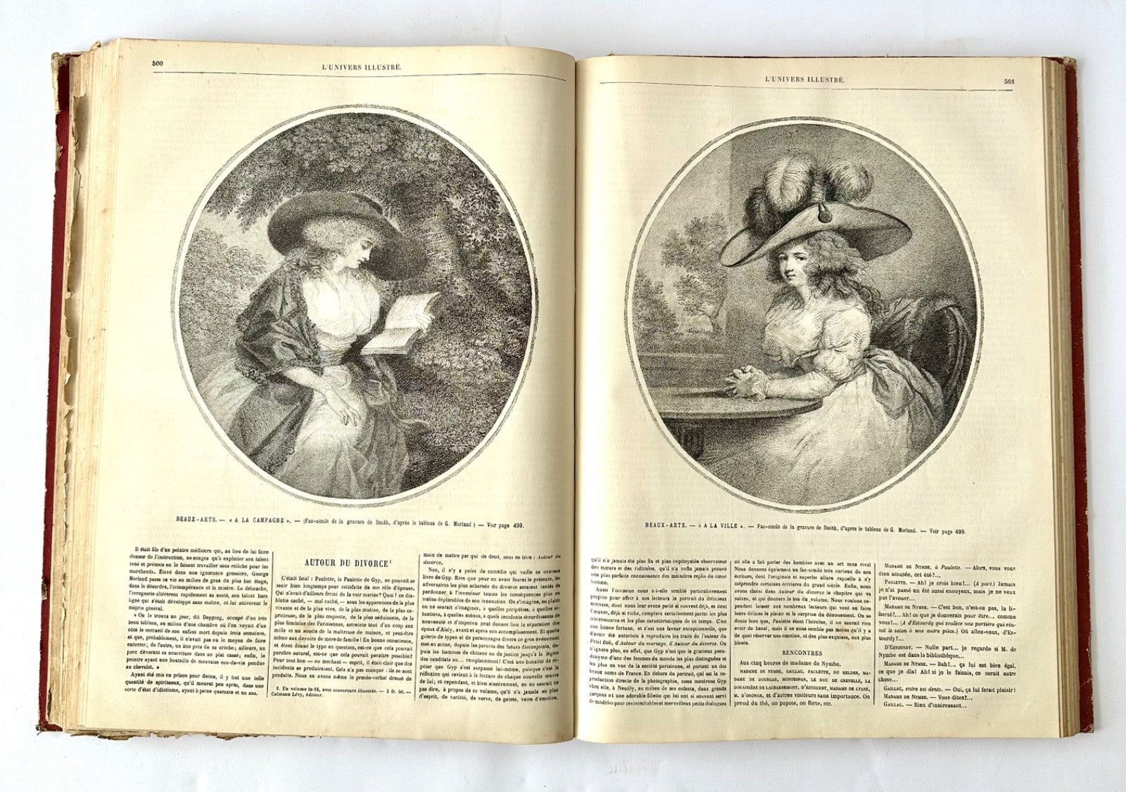 Bound volume L'Univers Illustré 1886 French weekly journal b&w engravings8