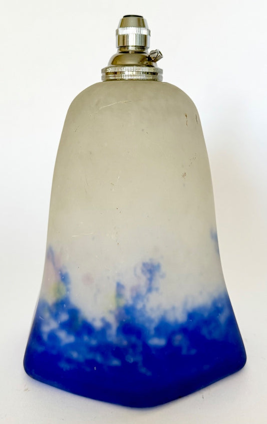 Antique French Degué Pate de Verre Glass Tulip Light Shade Pendant Chandelier0