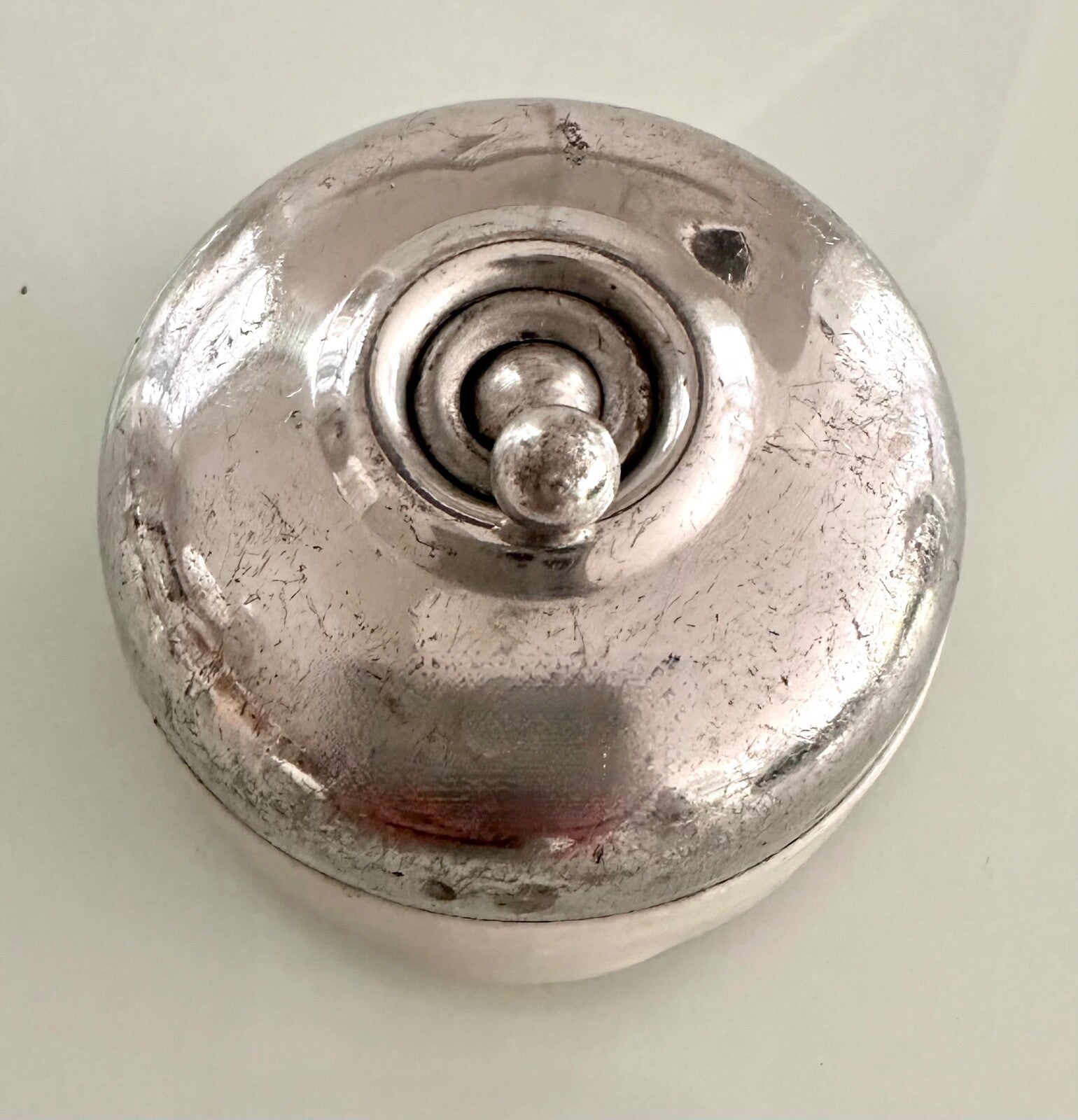 Larger Vintage Ceramic & Aluminium Light Switch Dolly Toggle Deco 2Pole1