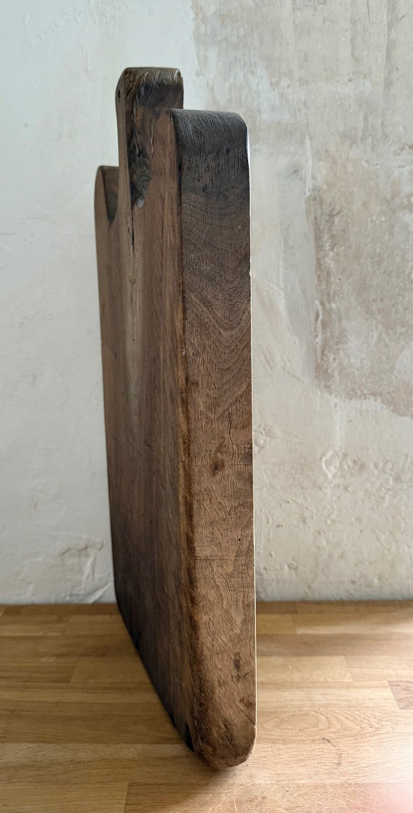 Large Chunky Antique French Wooden Chopping Board Rustic Country 52cm4