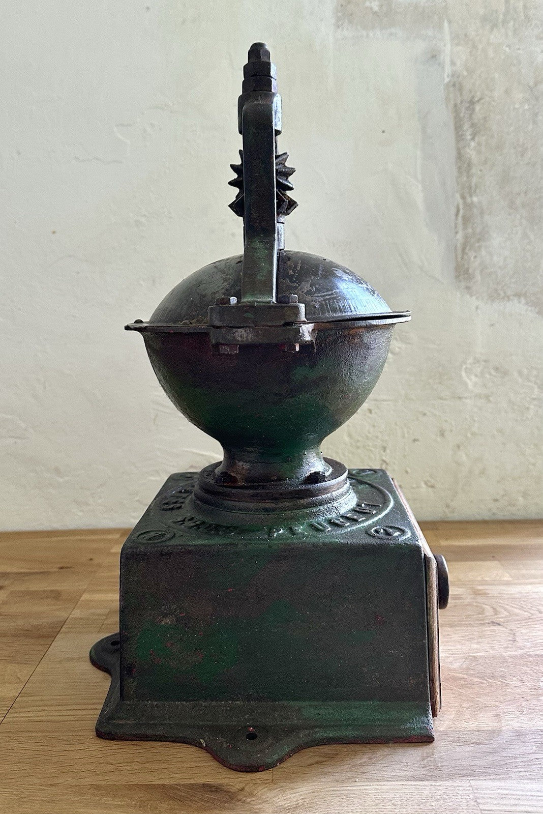 Large Antique Peugeot Frères Coffee Grinder 2A Cast Iron 19th Century French3