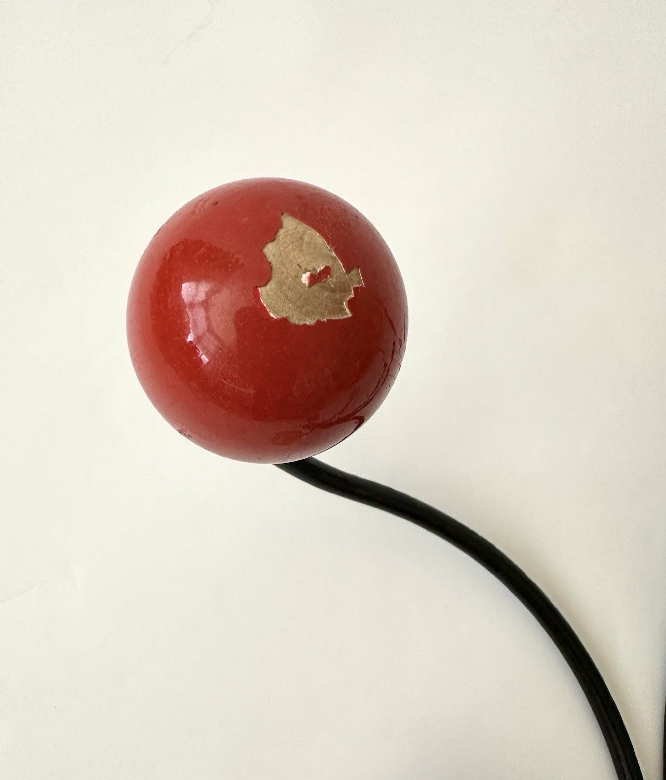 Original Vintage Retro Sputnik Metal Coat Hooks French Bobbles Coloured 6 Pegs7