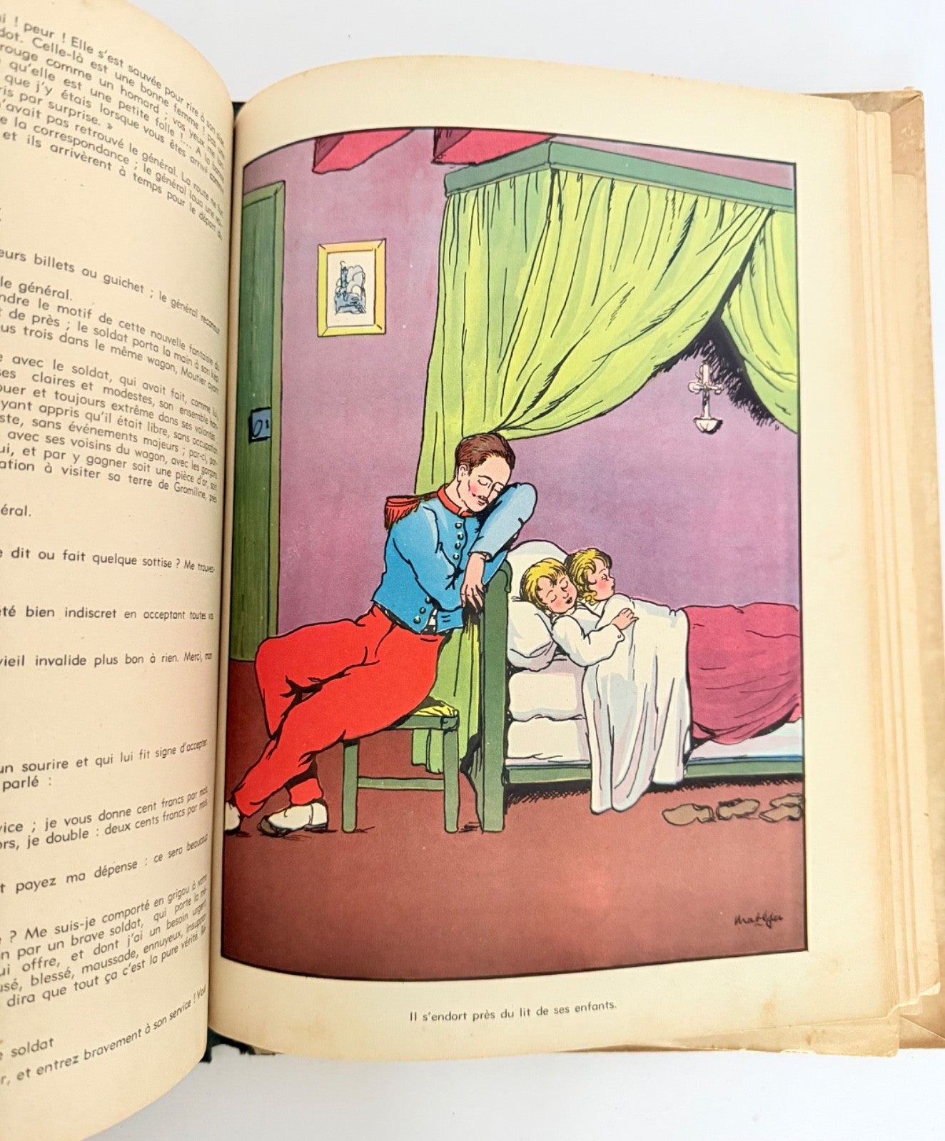 Antique French Children's Book 36 Colour Plates L'Auberge de L'Ange Gardien4