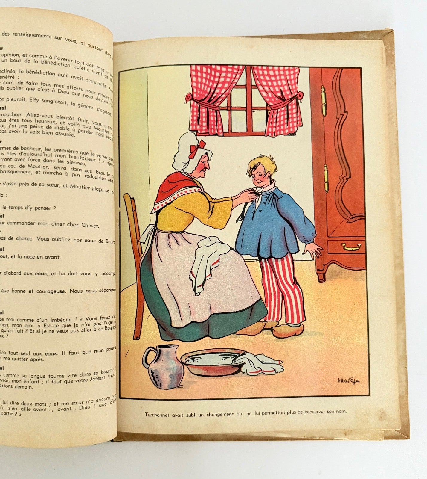 Antique French Children's Book 36 Colour Plates L'Auberge de L'Ange Gardien2